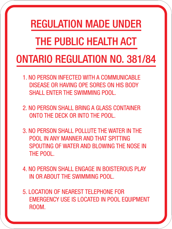 Parking and Regulation Signs 18x24